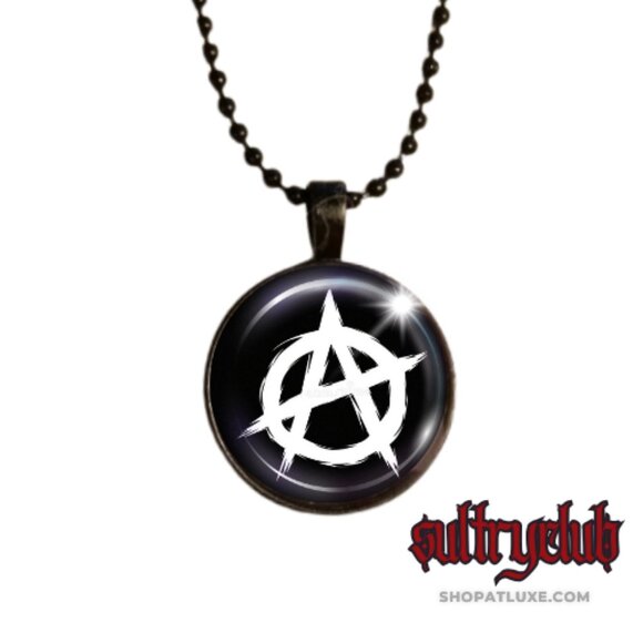 Anarchy Symbol Necklace (Several Styles) - Picture 1 of 16